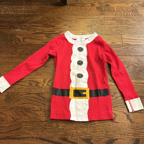 Hanna Andersson Santa Pajamas long John style - Picture 2 of 4
